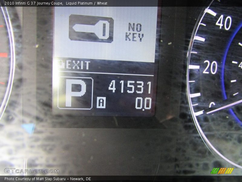 Liquid Platinum / Wheat 2010 Infiniti G 37 Journey Coupe