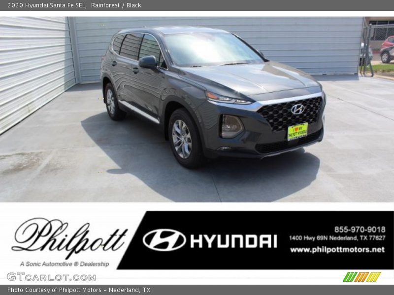 Rainforest / Black 2020 Hyundai Santa Fe SEL