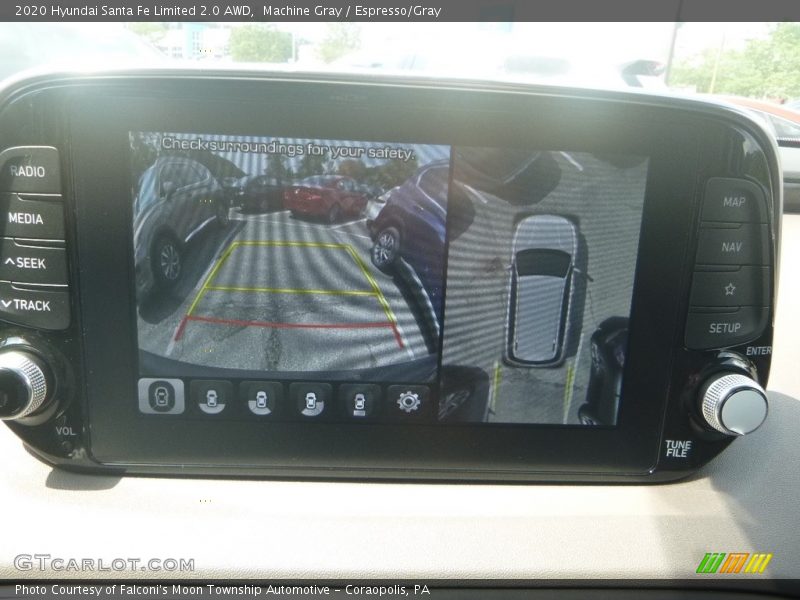 Machine Gray / Espresso/Gray 2020 Hyundai Santa Fe Limited 2.0 AWD