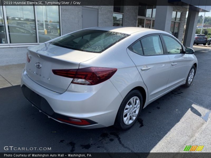 Symphony Silver / Gray 2019 Hyundai Elantra SE