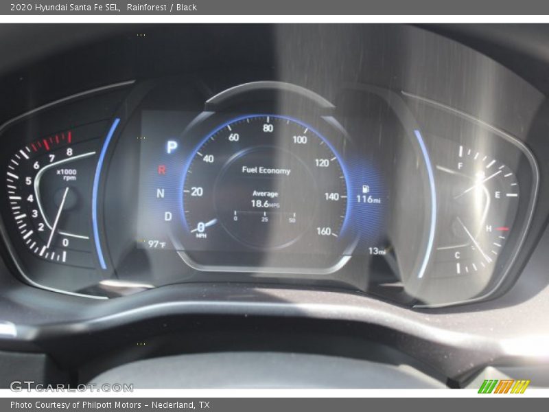 Rainforest / Black 2020 Hyundai Santa Fe SEL