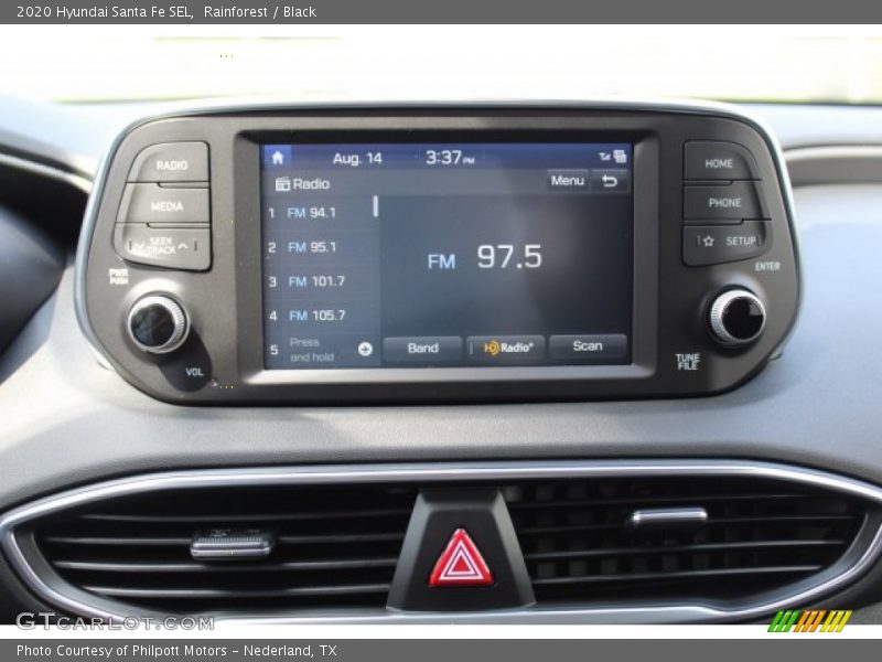 Rainforest / Black 2020 Hyundai Santa Fe SEL