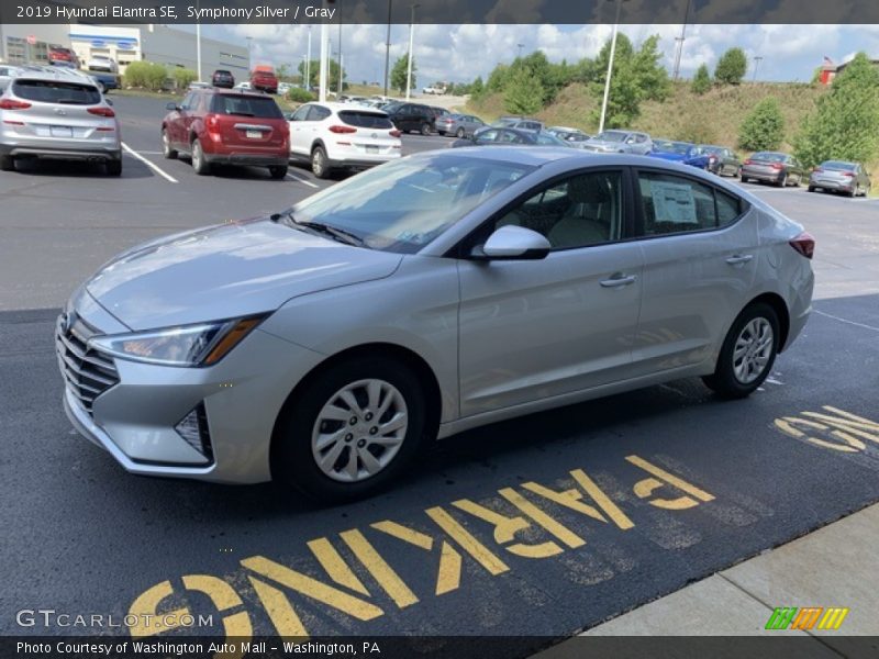 Symphony Silver / Gray 2019 Hyundai Elantra SE