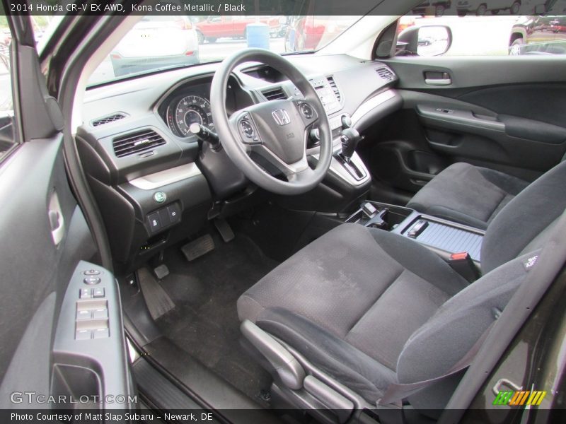 Kona Coffee Metallic / Black 2014 Honda CR-V EX AWD