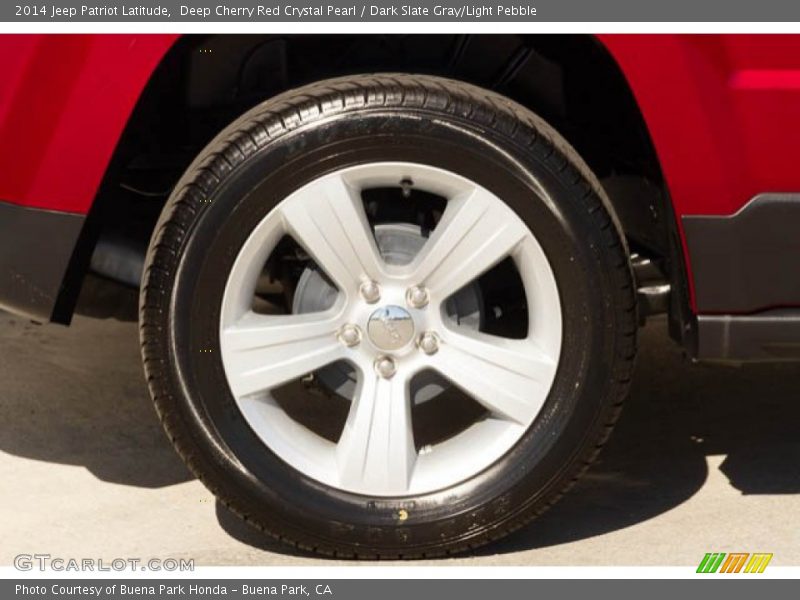 Deep Cherry Red Crystal Pearl / Dark Slate Gray/Light Pebble 2014 Jeep Patriot Latitude