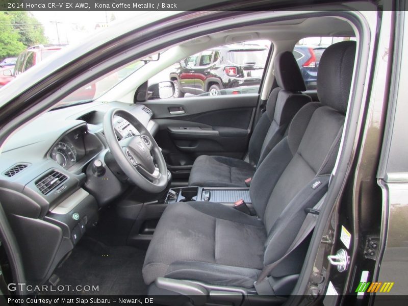 Kona Coffee Metallic / Black 2014 Honda CR-V EX AWD