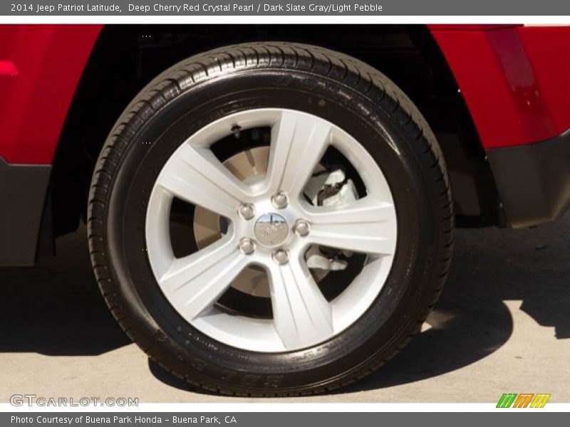 Deep Cherry Red Crystal Pearl / Dark Slate Gray/Light Pebble 2014 Jeep Patriot Latitude
