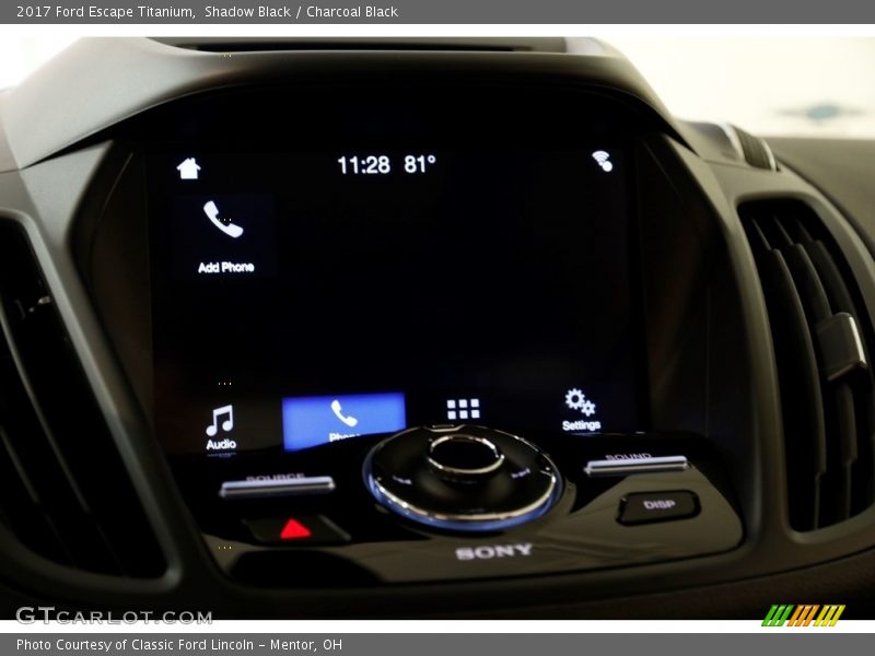 Shadow Black / Charcoal Black 2017 Ford Escape Titanium