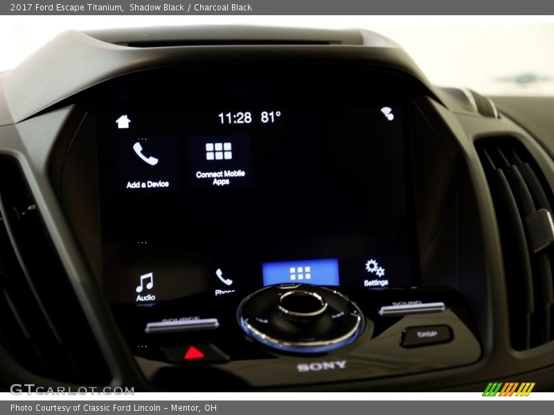 Shadow Black / Charcoal Black 2017 Ford Escape Titanium