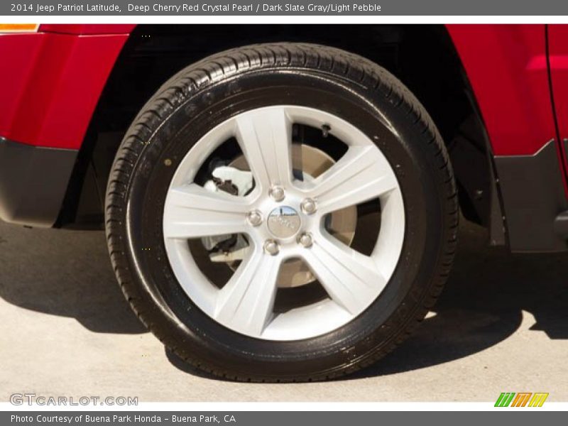 Deep Cherry Red Crystal Pearl / Dark Slate Gray/Light Pebble 2014 Jeep Patriot Latitude