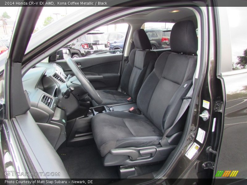 Kona Coffee Metallic / Black 2014 Honda CR-V EX AWD