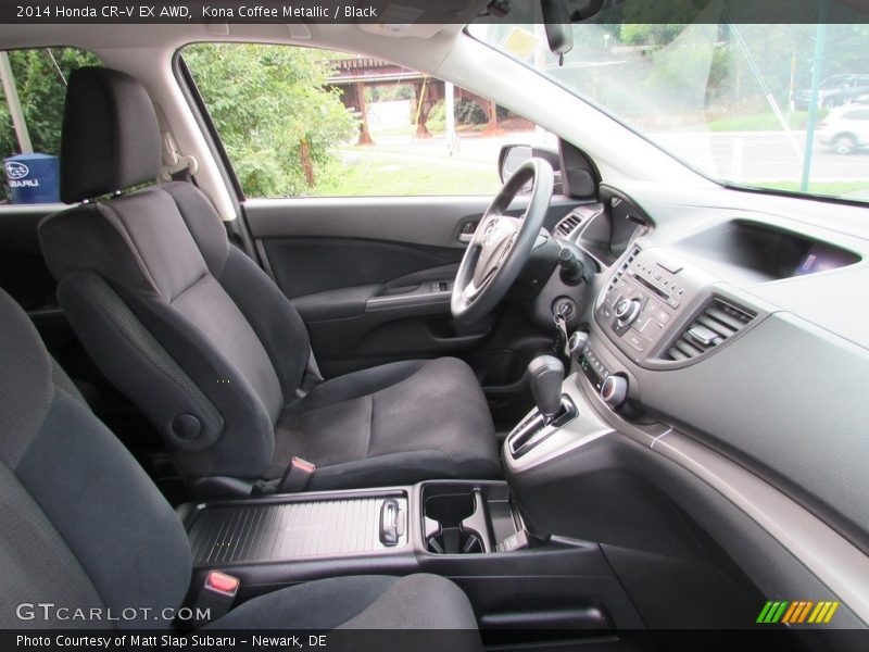 Kona Coffee Metallic / Black 2014 Honda CR-V EX AWD