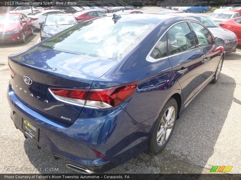 Blue / Black 2019 Hyundai Sonata Sport