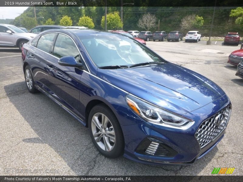 Blue / Black 2019 Hyundai Sonata Sport