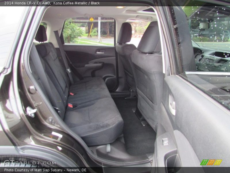 Kona Coffee Metallic / Black 2014 Honda CR-V EX AWD