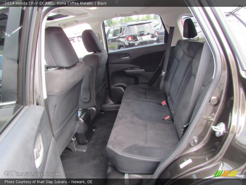 Kona Coffee Metallic / Black 2014 Honda CR-V EX AWD