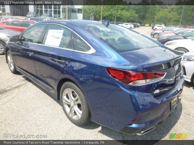 Blue / Black 2019 Hyundai Sonata Sport