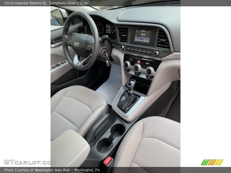 Symphony Silver / Gray 2019 Hyundai Elantra SE