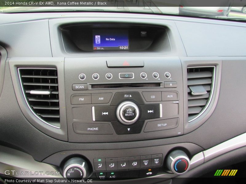 Kona Coffee Metallic / Black 2014 Honda CR-V EX AWD
