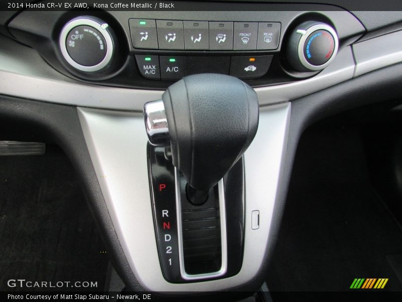 Kona Coffee Metallic / Black 2014 Honda CR-V EX AWD