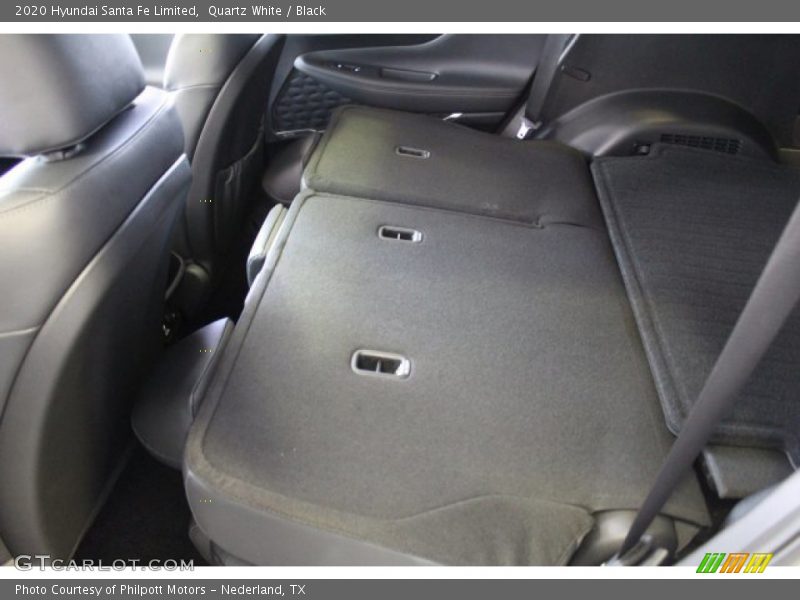 Quartz White / Black 2020 Hyundai Santa Fe Limited