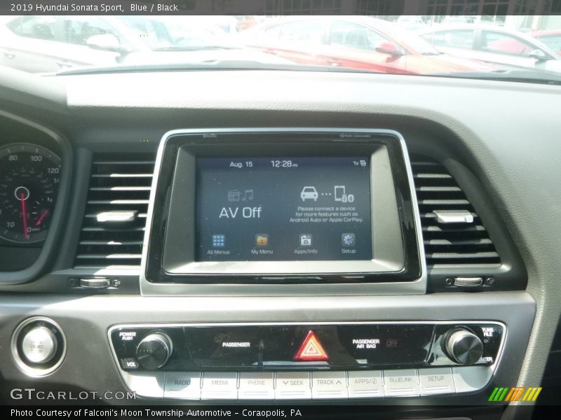 Blue / Black 2019 Hyundai Sonata Sport