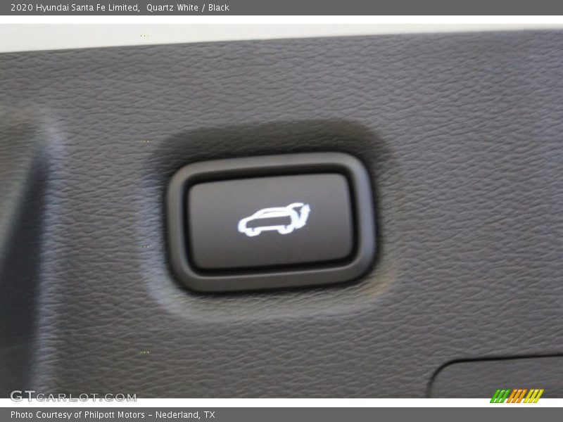 Quartz White / Black 2020 Hyundai Santa Fe Limited