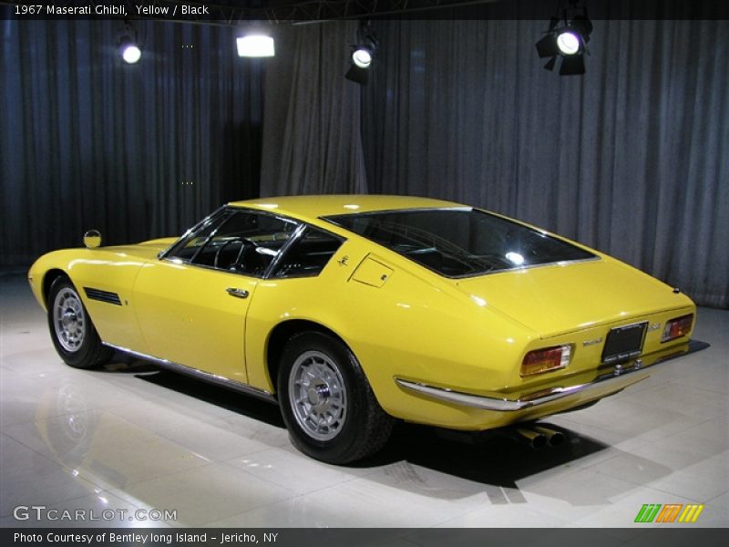 Yellow / Black 1967 Maserati Ghibli