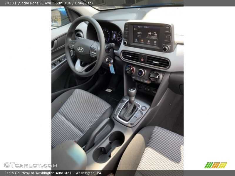 Dashboard of 2020 Kona SE AWD