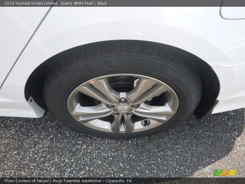 Quartz White Pearl / Black 2019 Hyundai Sonata Limited