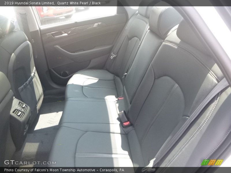 Quartz White Pearl / Black 2019 Hyundai Sonata Limited