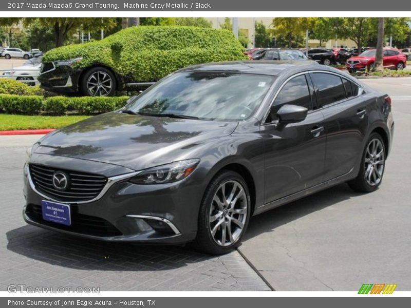 Machine Gray Metallic / Black 2017 Mazda Mazda6 Grand Touring