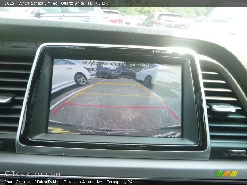 Quartz White Pearl / Black 2019 Hyundai Sonata Limited