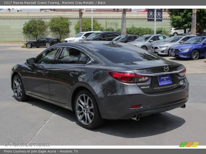 Machine Gray Metallic / Black 2017 Mazda Mazda6 Grand Touring