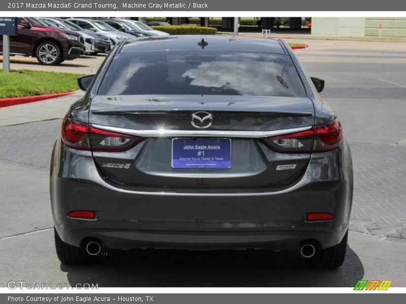 Machine Gray Metallic / Black 2017 Mazda Mazda6 Grand Touring