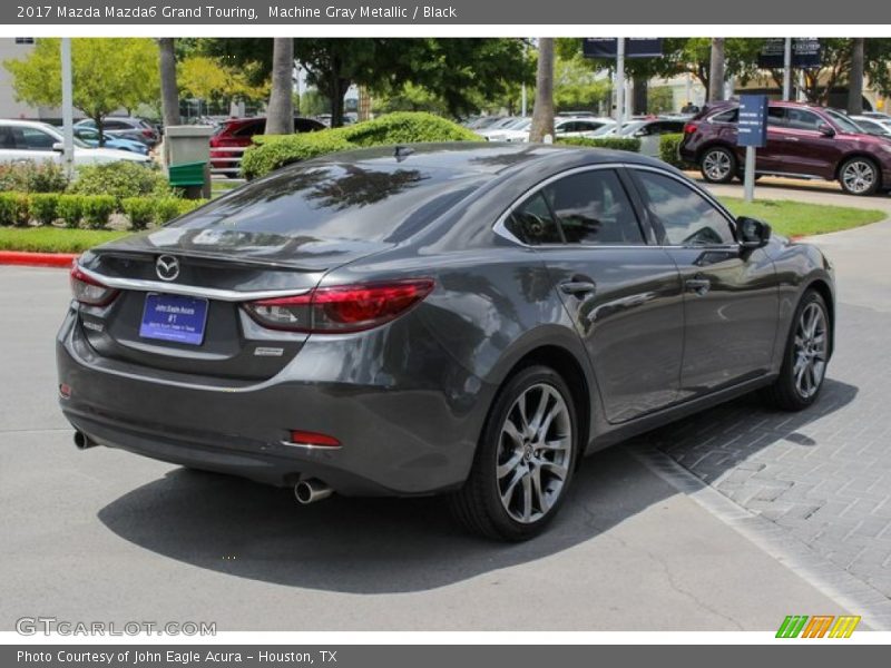 Machine Gray Metallic / Black 2017 Mazda Mazda6 Grand Touring