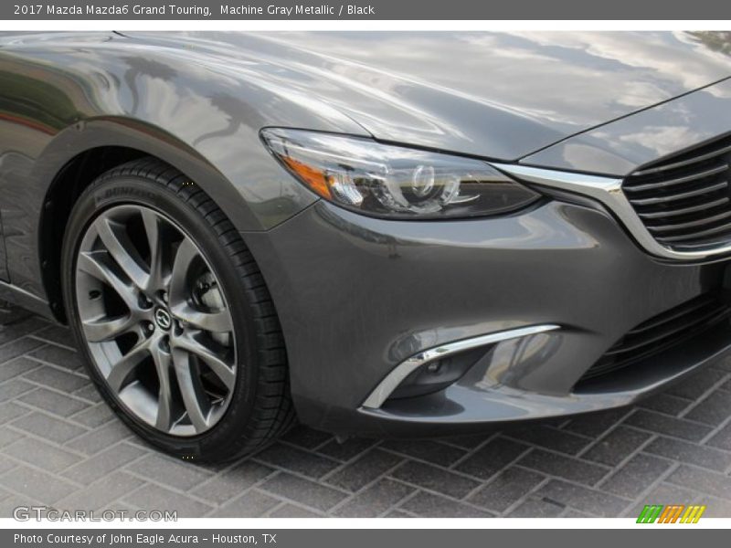 Machine Gray Metallic / Black 2017 Mazda Mazda6 Grand Touring
