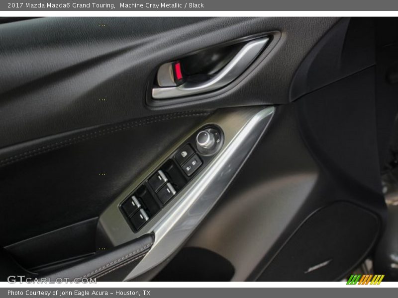 Machine Gray Metallic / Black 2017 Mazda Mazda6 Grand Touring