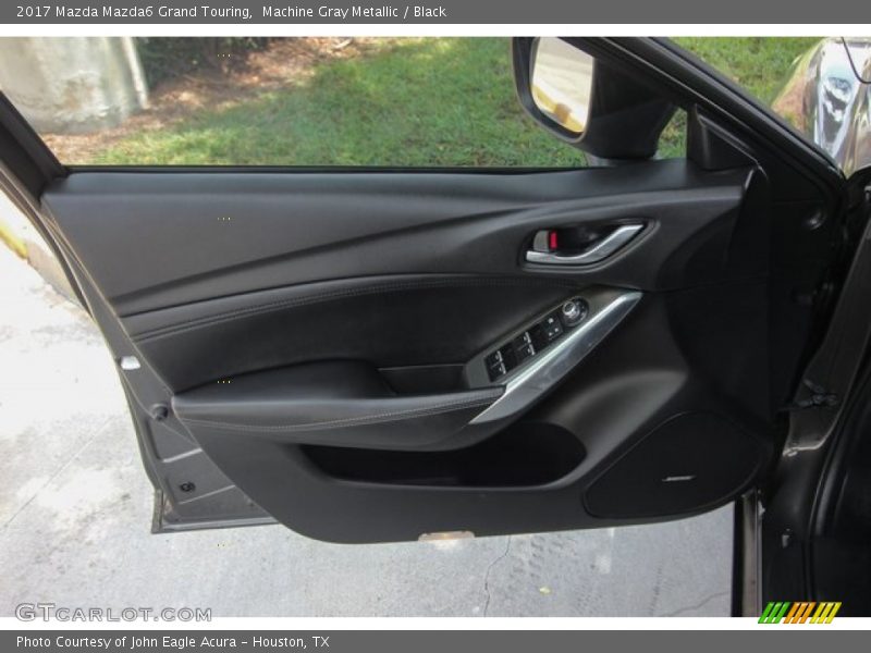 Machine Gray Metallic / Black 2017 Mazda Mazda6 Grand Touring