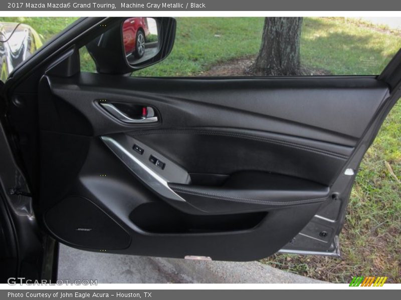 Machine Gray Metallic / Black 2017 Mazda Mazda6 Grand Touring