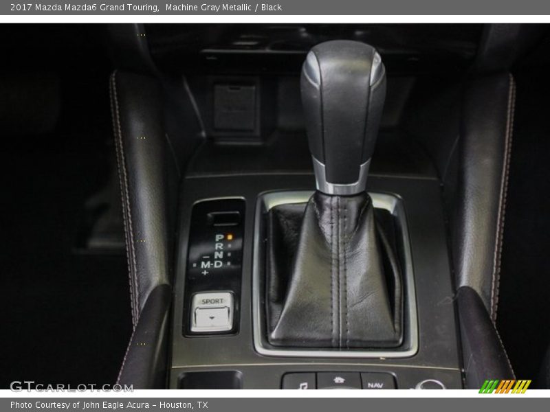Machine Gray Metallic / Black 2017 Mazda Mazda6 Grand Touring