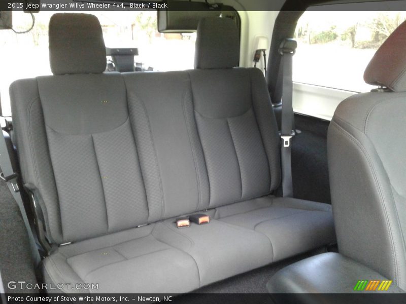 Black / Black 2015 Jeep Wrangler Willys Wheeler 4x4