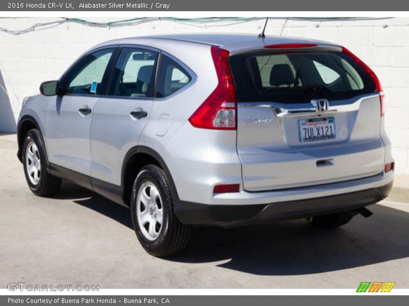 Alabaster Silver Metallic / Gray 2016 Honda CR-V LX