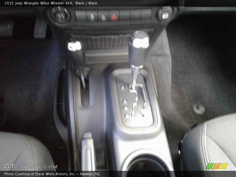 Black / Black 2015 Jeep Wrangler Willys Wheeler 4x4