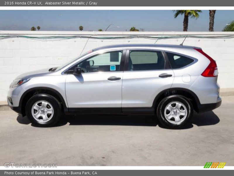 Alabaster Silver Metallic / Gray 2016 Honda CR-V LX