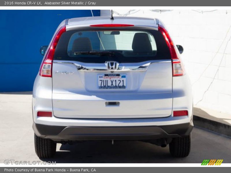 Alabaster Silver Metallic / Gray 2016 Honda CR-V LX