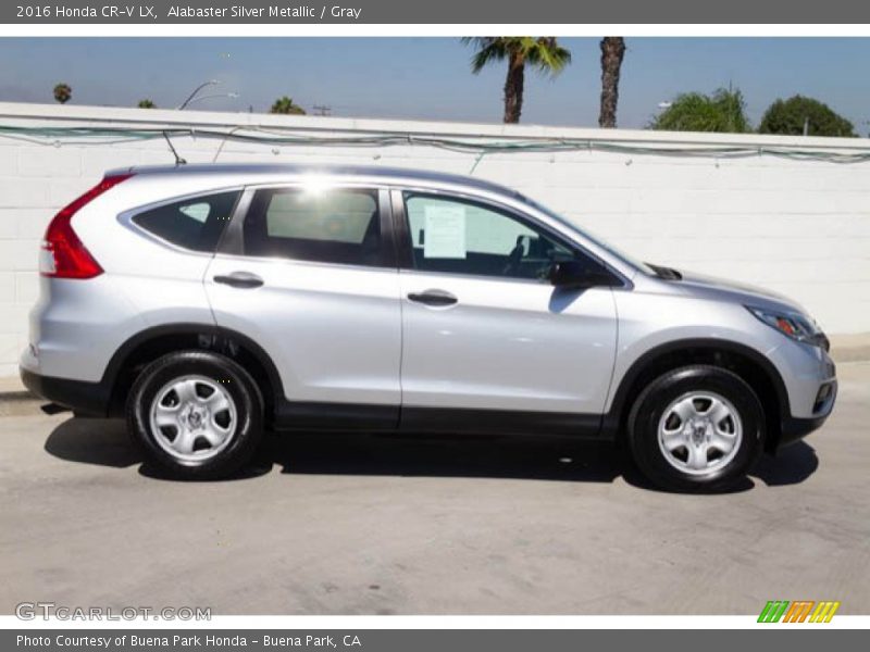 Alabaster Silver Metallic / Gray 2016 Honda CR-V LX