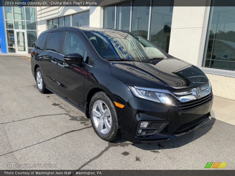 Crystal Black Pearl / Mocha 2019 Honda Odyssey EX