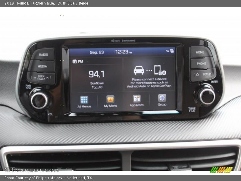 Dusk Blue / Beige 2019 Hyundai Tucson Value