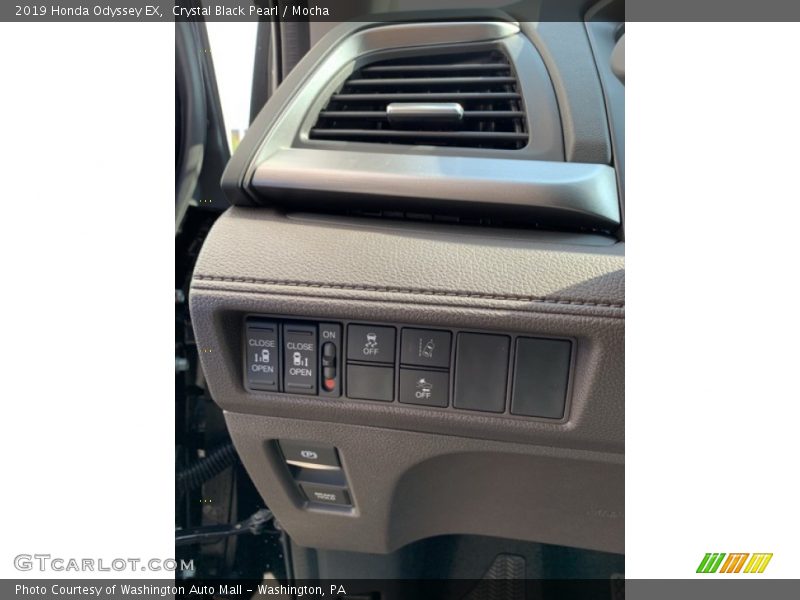 Crystal Black Pearl / Mocha 2019 Honda Odyssey EX